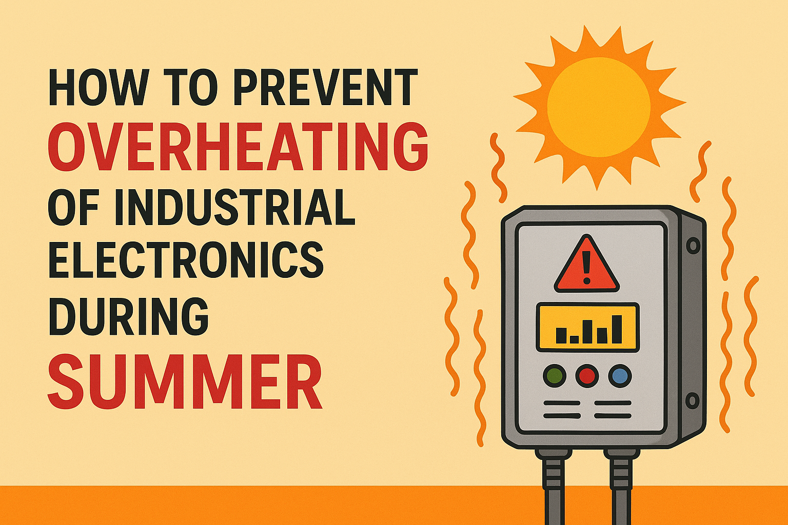 How to Prevent Overheating of Industrial Electronics During Summer