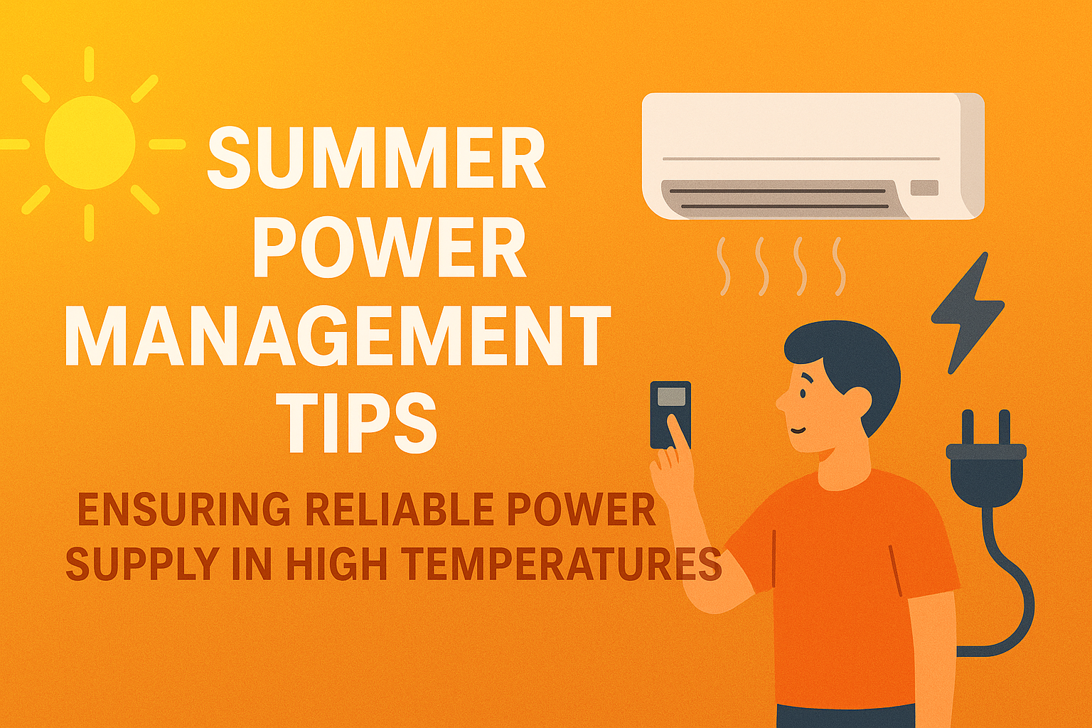 Summer Power Management Tips: Ensuring Reliable Power Supply in High Temperatures