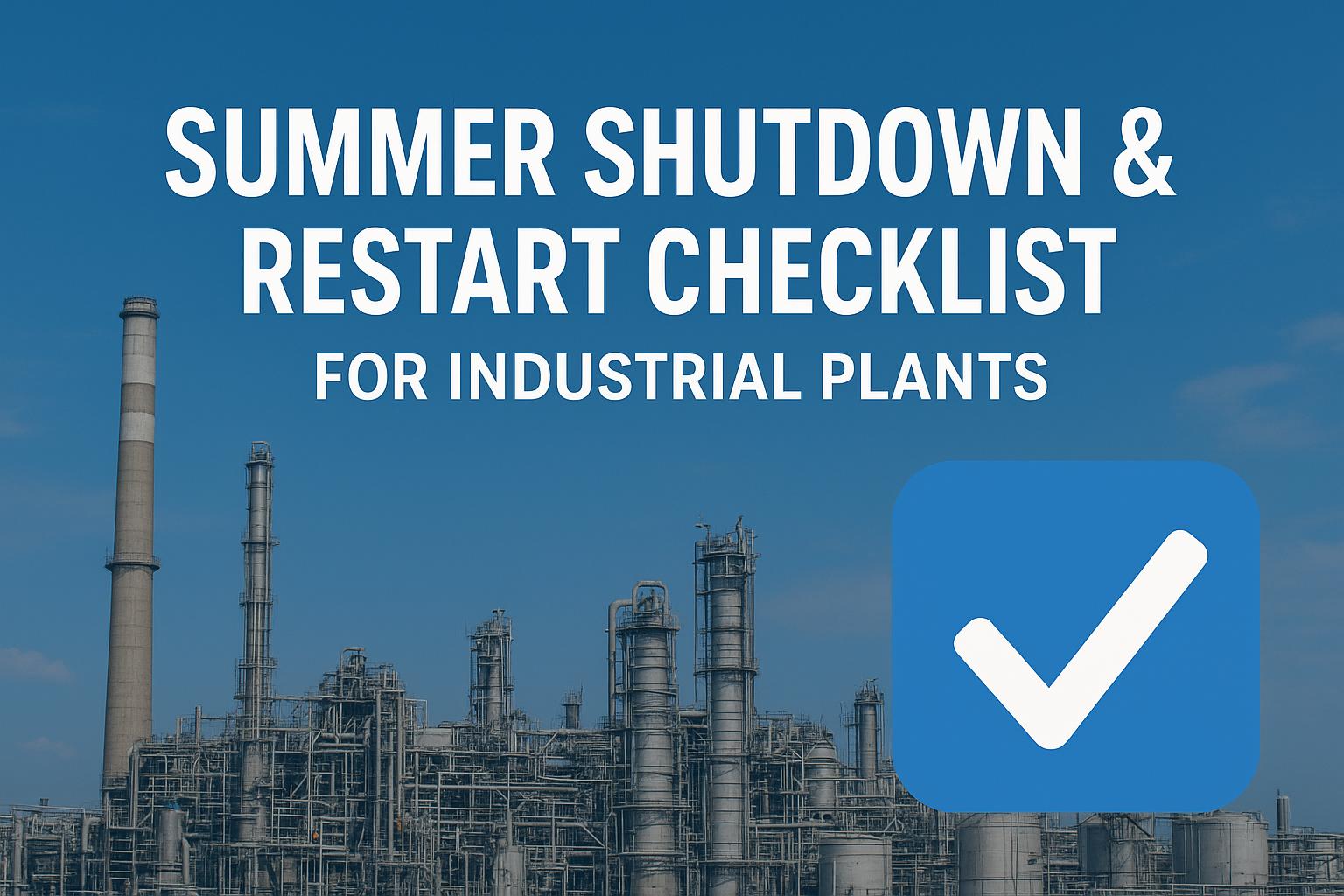 Summer Shutdown & Restart Checklist for Industrial Plants