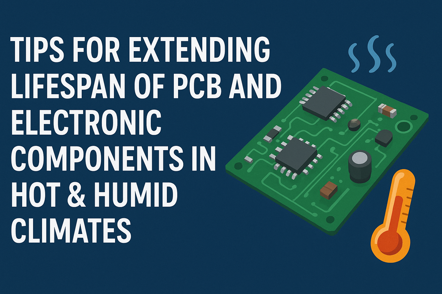 Tips for Extending Lifespan of PCB and Electronic Components in Hot & Humid Climates