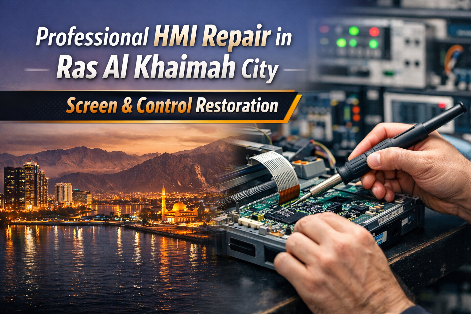 Professional HMI Repair in Ras Al Khaimah City – Screen & Control Restoration