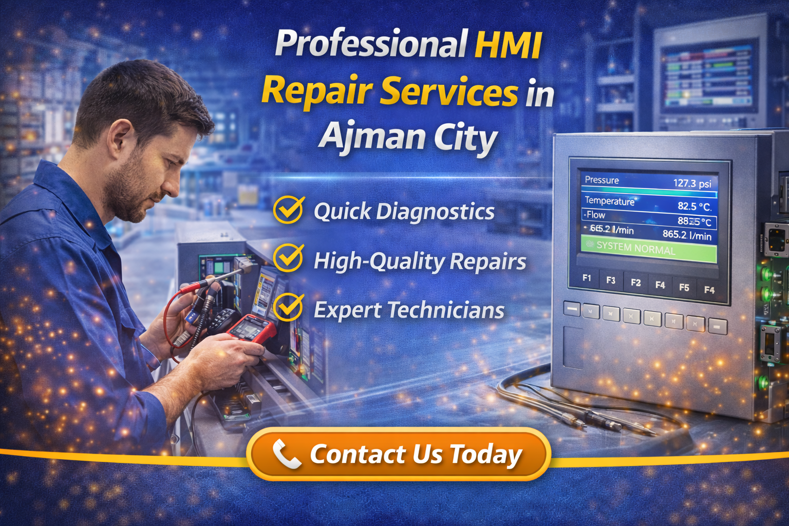 Professional HMI Repair Services in Ajman City