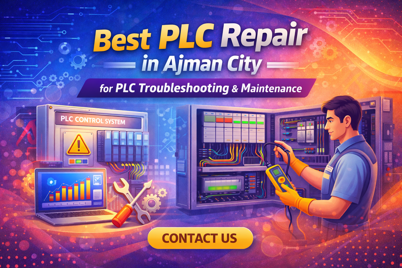 Best PLC Repair in Ajman City for PLC Troubleshooting & Maintenance