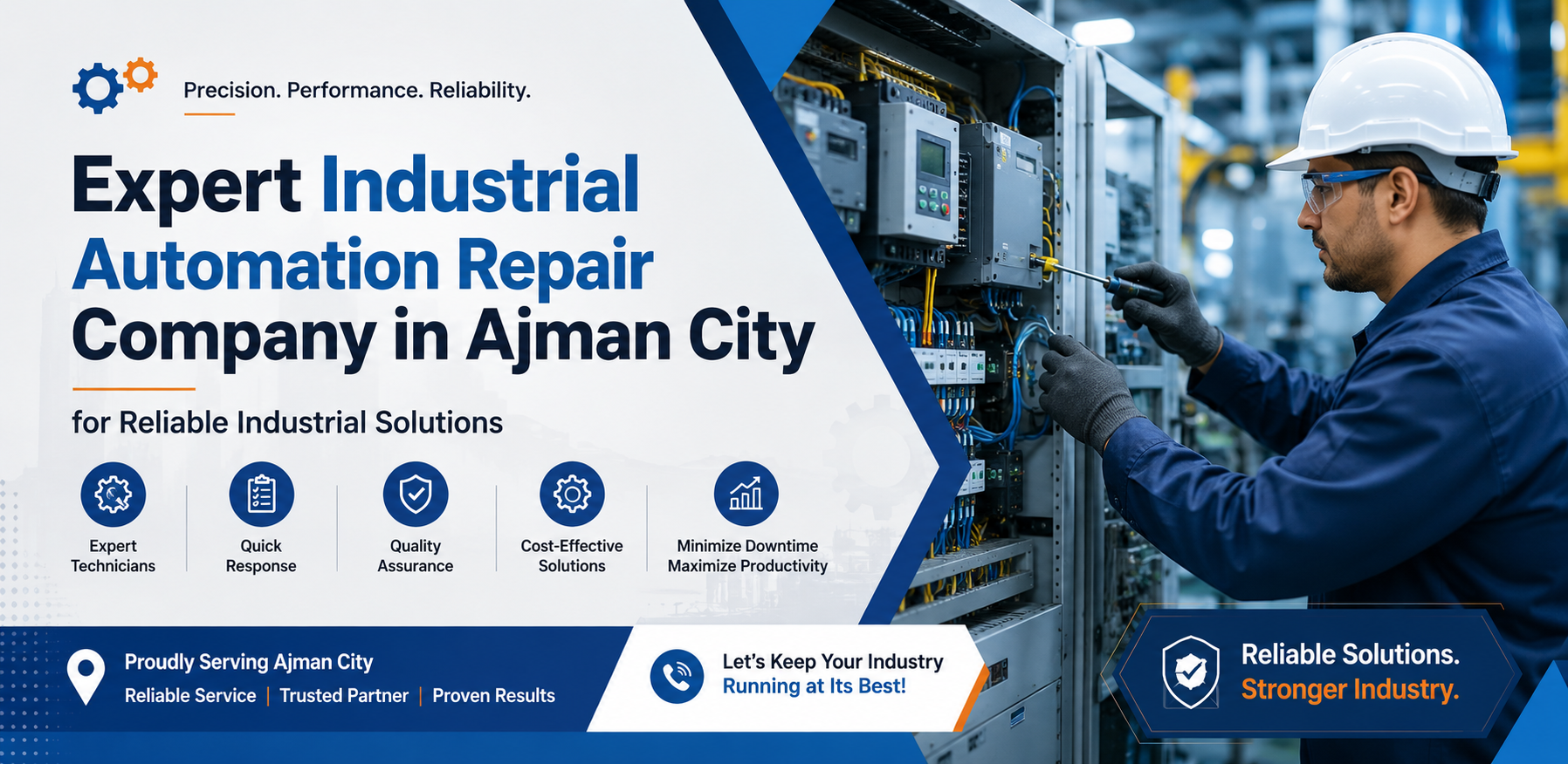 Expert Industrial Automation Repair Company in Ajman City for Reliable Industrial Solutions